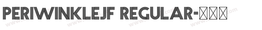 PeriwinkleJF Regular字体转换
